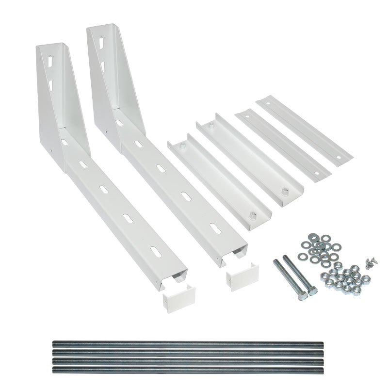 Sonderangebot Kampmann Wandkonsole Typ 500890 RAL 9016 (1 Satz = 2 St�ck) TLS UniLine 253000500890