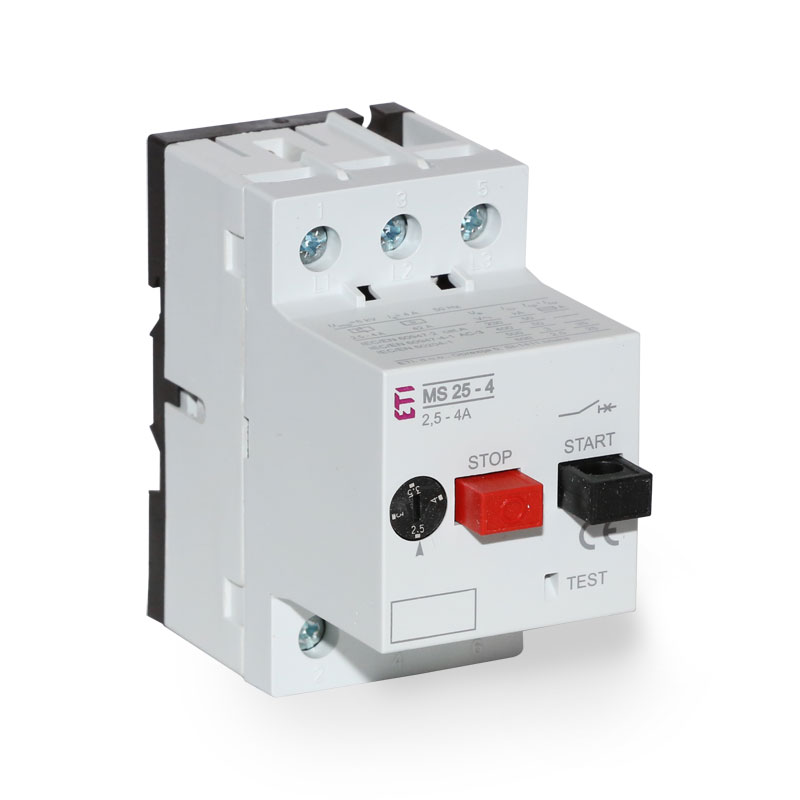Motorschutzschalter MS25-4 Ausl�sebereich 2,5 bis 4A VDE gepr�ft f�r Schaltschrankeinbau