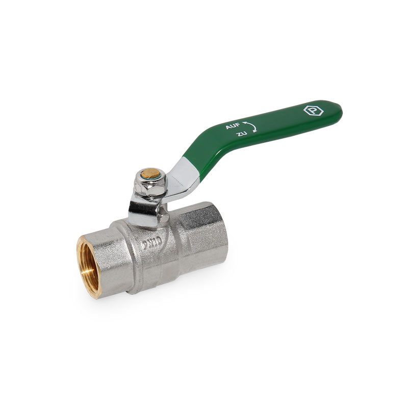 Trinkwasserkugelhahn DVGW DN20 3/4'' (IG/IG) Kugelhahn Trinkwasser Hebelgriff gr�n