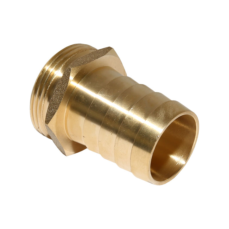 Schlauchstutzen Schlauch�bergang  1 1/4- AG Schlaucht�lle messing massiv mit 6-kant 32 mm x 1 1/4-