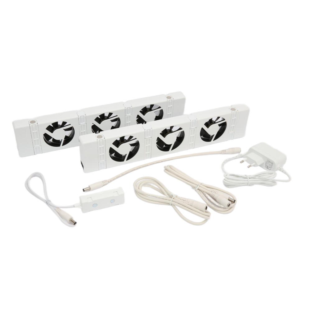 SpeedComfort intelligenter Heizungsventilator Duo Set f�r Heizk�rper von 75-120 cm