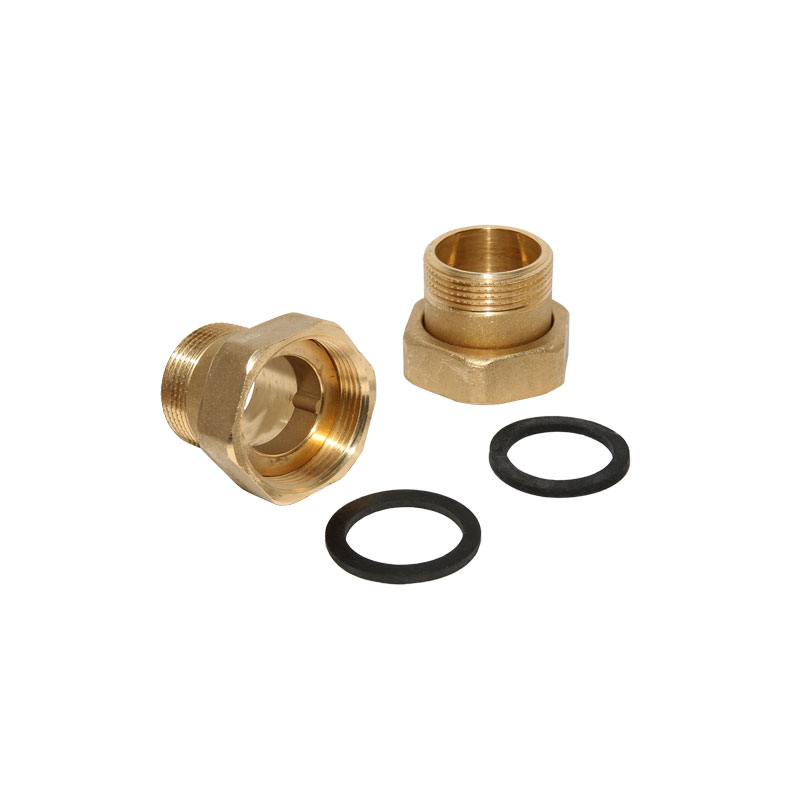 Verschraubung DN15 Verschraubungssatz Anschlussverschraubung G 3/4- x 1/2- AG messing flachdichtend