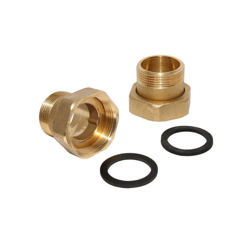 Verschraubung DN20 Verschraubungssatz Anschlussverschraubung G 1- x 3/4- AG messing flachdichtend