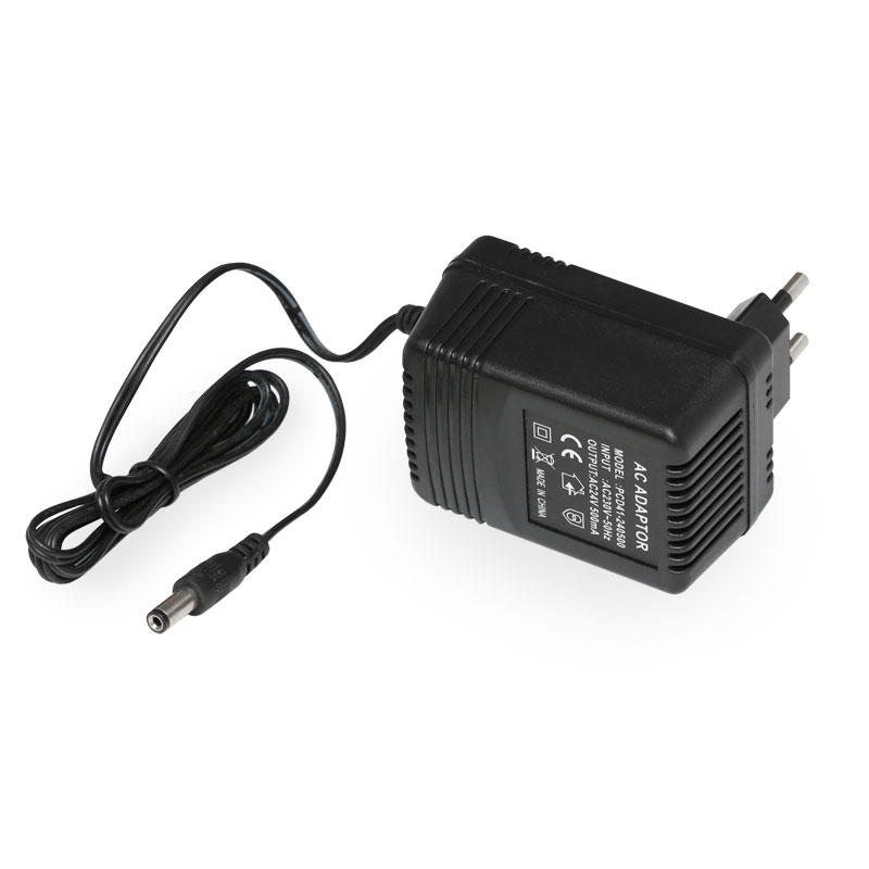 Netzteil 230V AC auf 24V AC (AC/AC Wechselstrom - Wechselstrom) mit Hohlstecker Trafo 0,5A