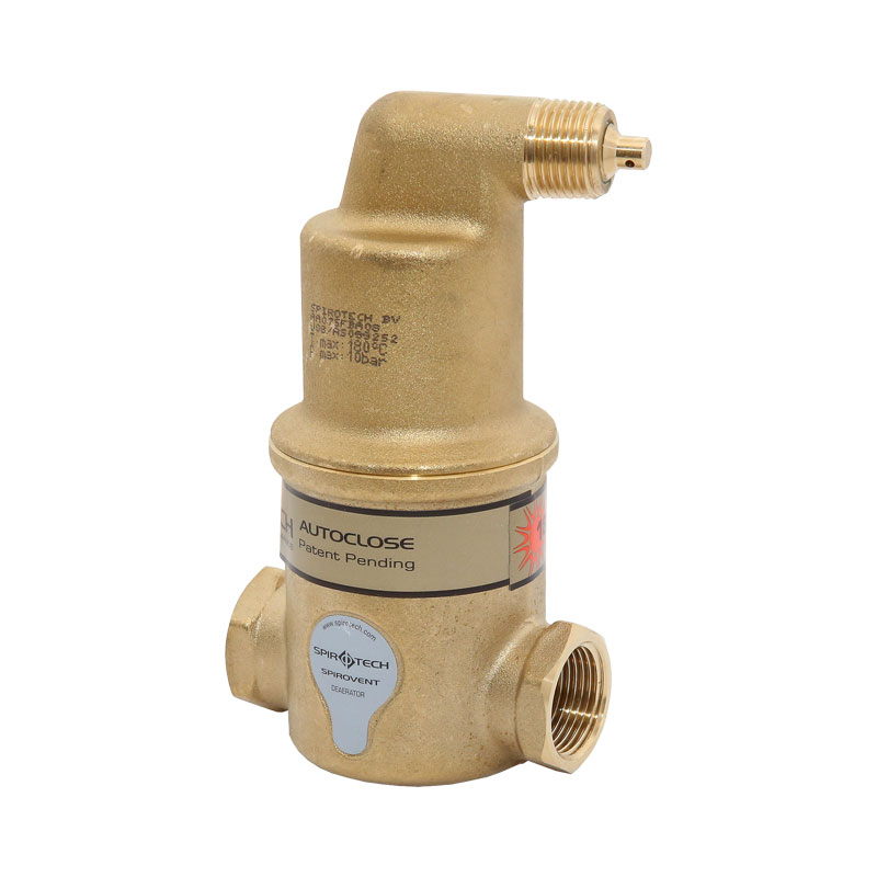 SpiroVent Solar Autoclose Mikroblasenabscheider mit 3/4- Innengewinde AA075FBA08