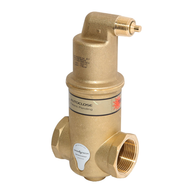 SpiroVent Solar Autoclose Mikroblasenabscheider mit 1 1/4- Innengewinde AA125FBA08
