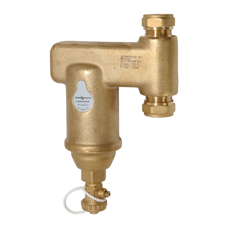 Sonderangebot Spirotech SPIROTRAP AE022V Schlammabscheider senkrechter Einbau 22mm Klemmring AE022V