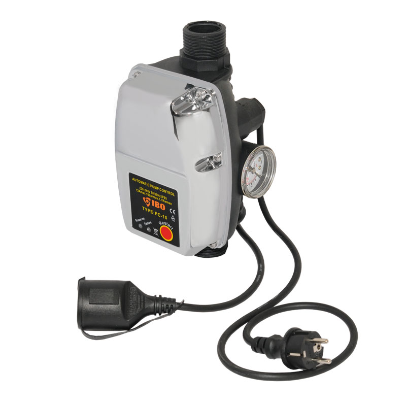 IBO PC-15 Elektronische Pumpensteuerung PC 15 für Tauchdruckpumpen Jetpumpen Gartenpumpen 230V 12A