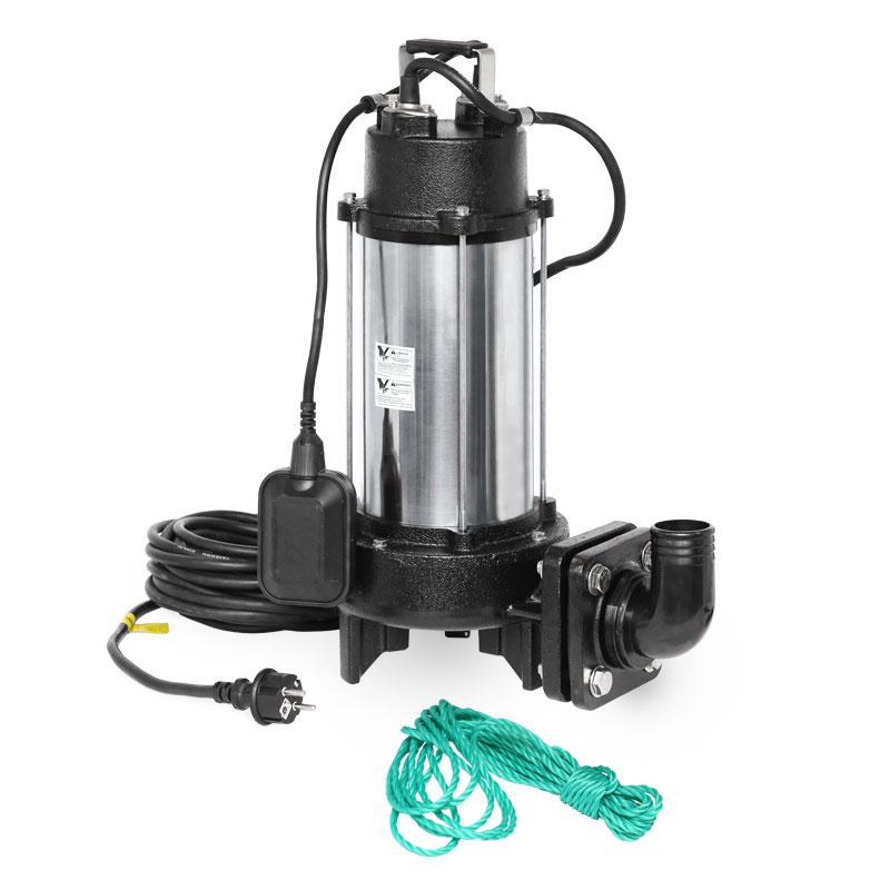 IBO KRAKEN 1800 (230V) 1,8 KW Schneidradpumpe Schmutzwasserpumpe mit Schneidwerk u. Schwimmer