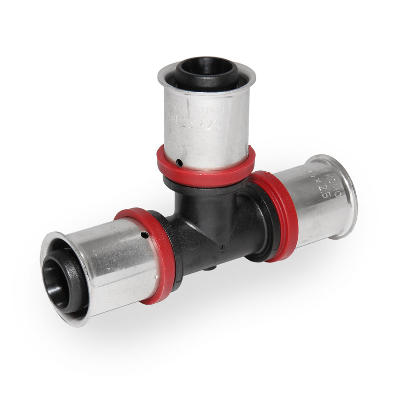 KAN-therm T-St�ck PPSU 25x25x25 K-070025 f�r Heizung und Sanit�r DVGW KAN-press