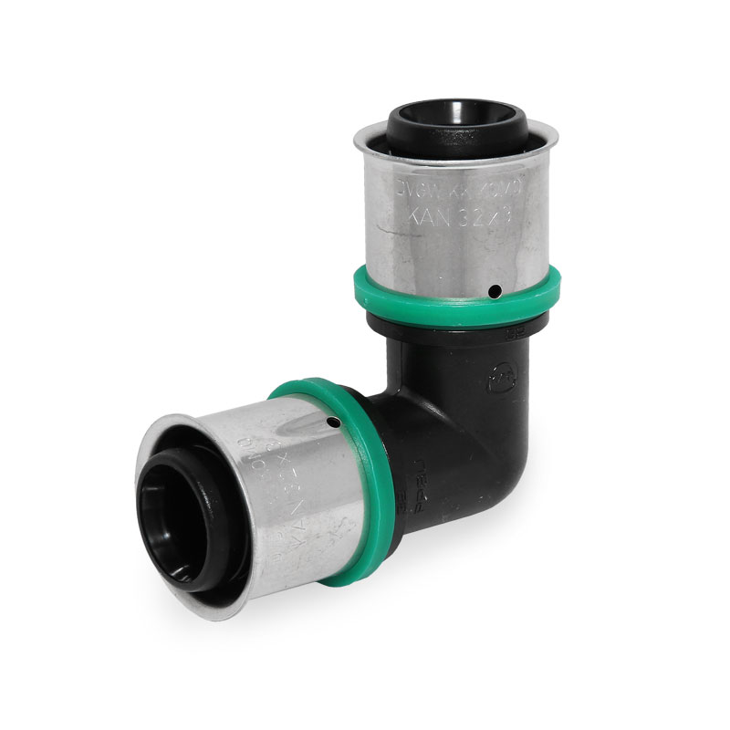 KAN-therm Winkel 90� 32 x 32mm PPSU K-070403 f�r Heizung und Sanit�r DVGW KAN-press