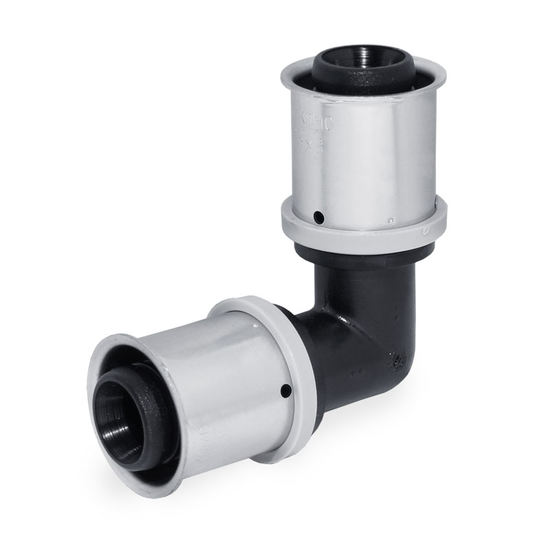 KAN-therm Winkel 90� 26 x 26mm PPSU K-070449 f�r Heizung und Sanit�r DVGW KAN-press