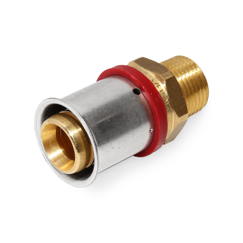 KAN-therm Ubergangsstuck Messing AG 25 x 1/2\"AG K-080070... nur 6.29 EUR