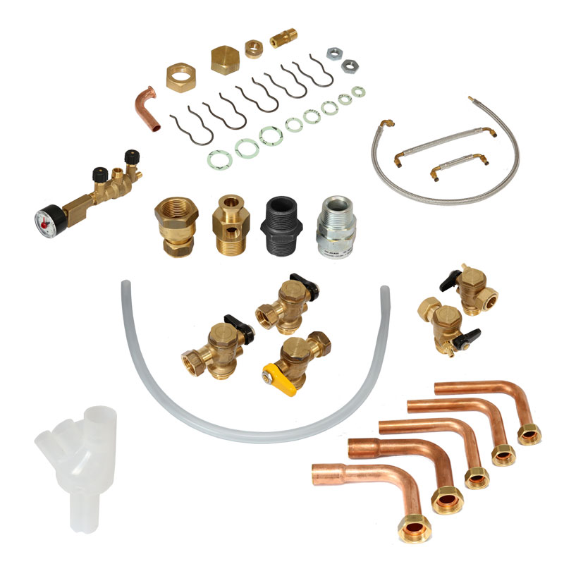 Remeha De Dietrich Verrohrungssatz für Montagerahmen für Calenta S100917