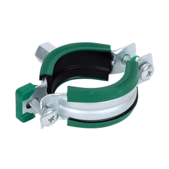 Walraven Bifix� G2 Zweischrauben-Rohrschelle mit Einlage | M8 (BUP) 54 - 58 mm 31185058