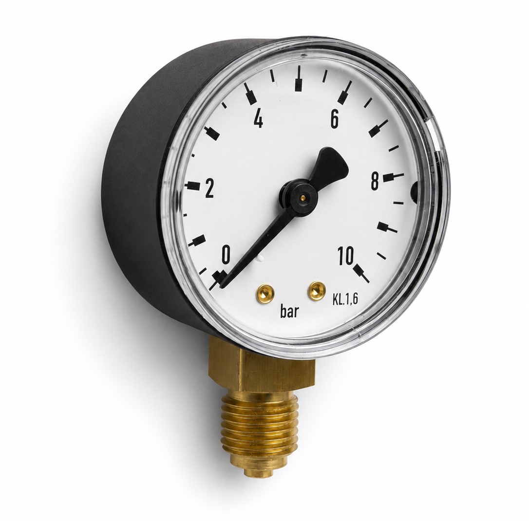 Honeywell Manometer Nachdruckmanometer 0-10 bar G 1/4'' Anschlu� unten M38K-A10 f�r HS10