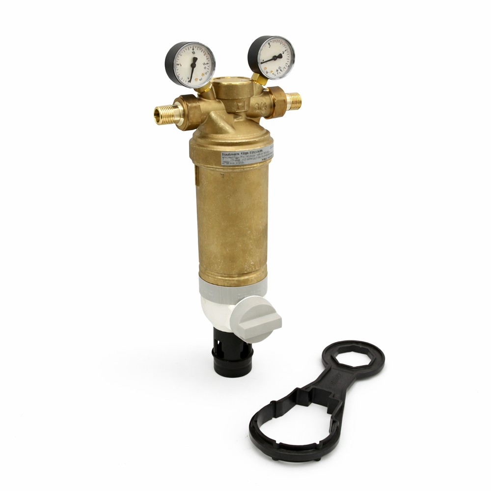 Honeywell Resideo Braukmann F76S-3/4-AAM R�cksp�lfilter 105/135 �m mit Rotgussfiltertasse bleifrei