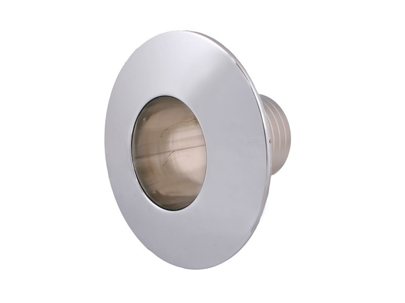 Sch�tz KOMBI-ROSETTE D=140 MM TUBUS=110 MM, KUERZBAR UM 8x10 MM verchromt
