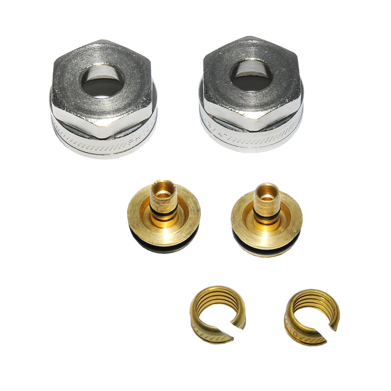 Kermi xnet X-Net Klemmringverschraubungs Set (1 Paar) 10x1,3mm für xnet PE-XC Systemrohr SFVZHKRV010