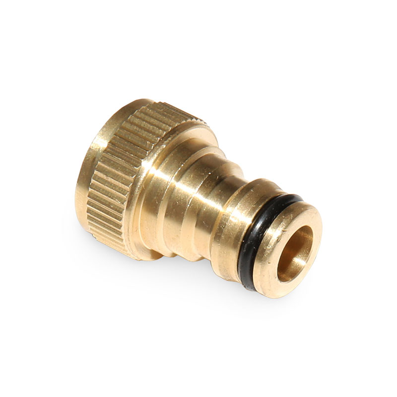 GEKA Ideal Hahnstecker mit Innengewinde 1/2- Messing vernickelt 710XSB