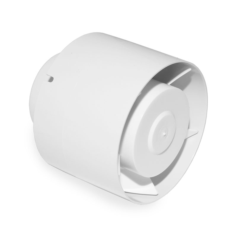 HELIOS Rohrventilator Einschubventilator weiß REW 90 K, 15 Watt, 230V/50Hz NW 100 max. 105 m³/h 0441