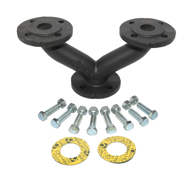 Sond. KSB Hosenrohr saugseitig ohne Klappe DN 40, PN 10/16 Graugu� 40000688