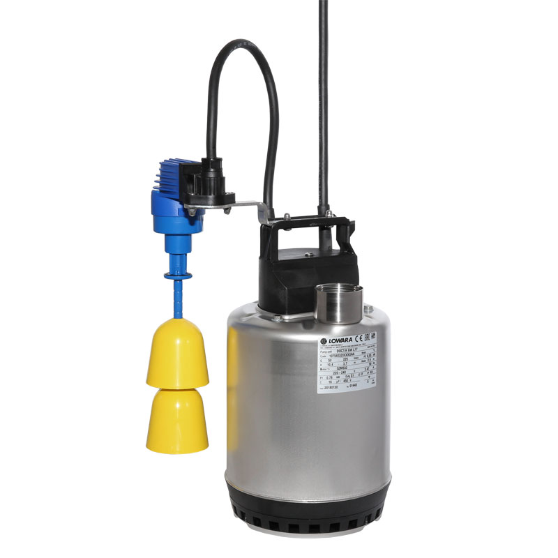 LOWARA Schmutzwasserpumpe Tauchpumpe DOC 3/A GW mit vertikalem Schwimmerschalter