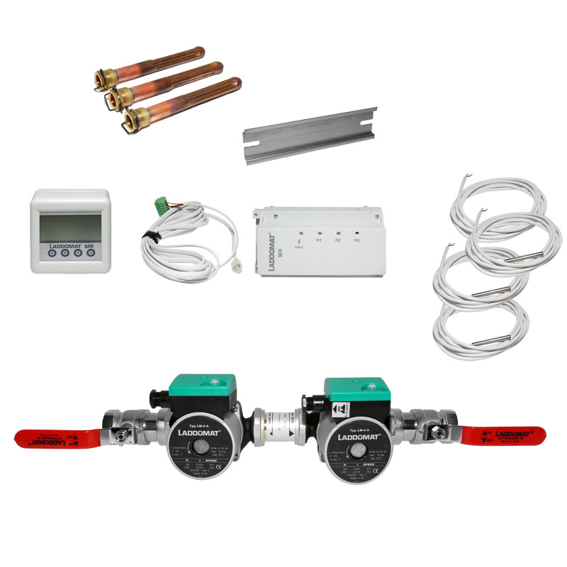 Laddomat 5000 Komplettpaket mit Kugelh�hnen 1-IG, 2 Pumpen, Doppelr�ckschlagkl., Regler MR 11345504