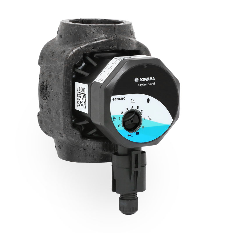 Lowara Ecocirc Basic M 15-6/130 60B0L1002 Hocheffizienzpumpe Heizungspumpe mit D�mmschale