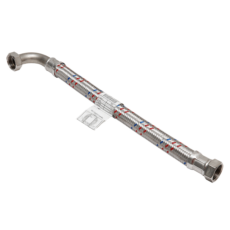 Meibes meiflex Panzerschlauch DVGW 1- IG x 1- Bogen 500 mm 5627.1234.50
