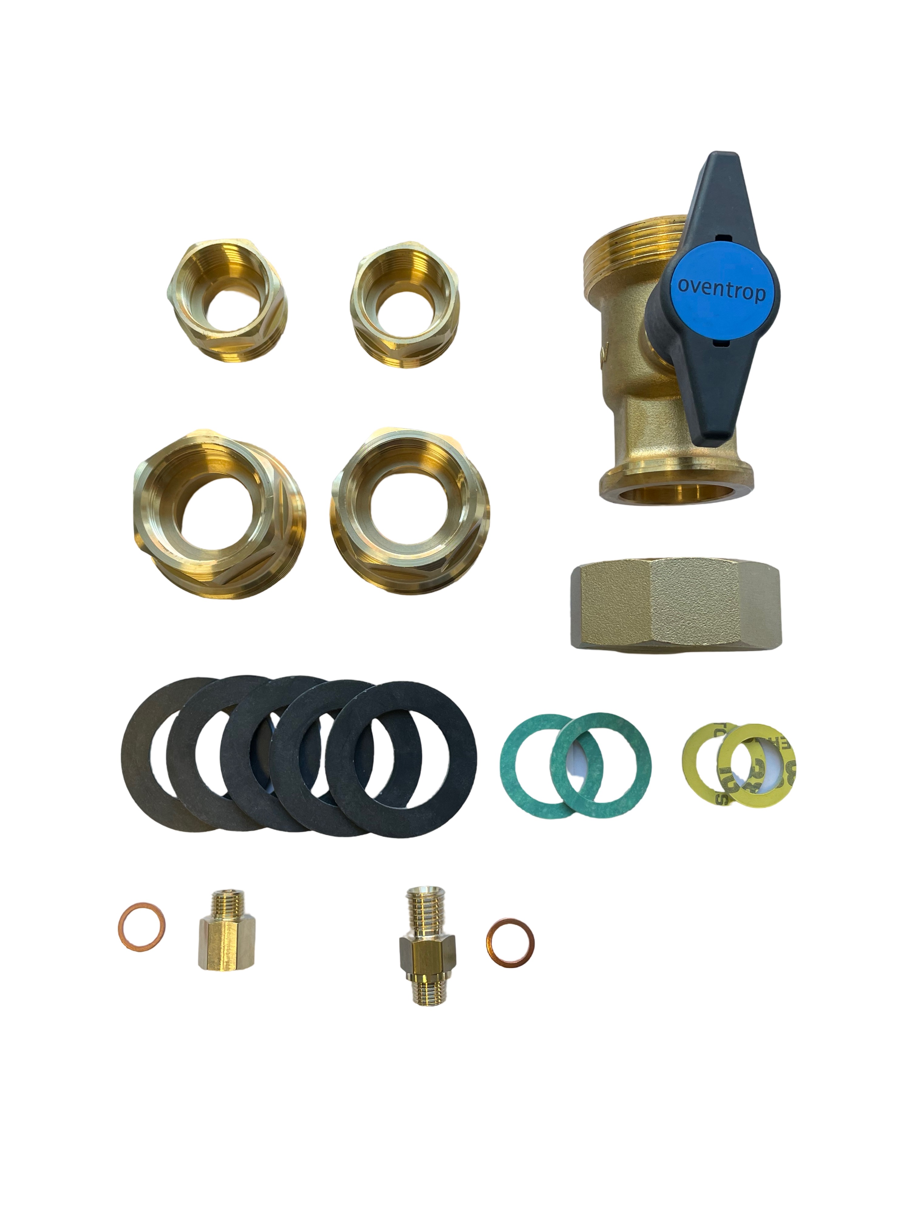 Oventrop Wärmemengenzähler Einbau-Set für WMZ 110/130 mm mit ¾“ bzw. 1“ Anschluss 1352250