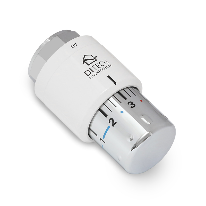 Oventrop Thermostat UNI SH 7-28�C mit Nullstellung wei� verchromt 1012065