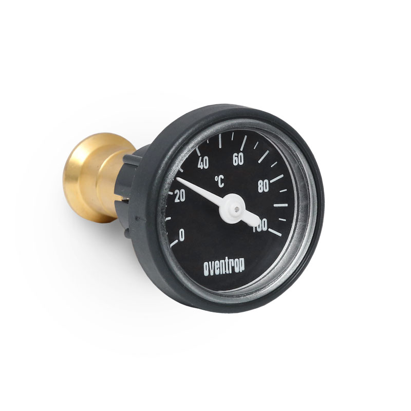 Oventrop Umr�stsatz Thermometer anthrazit DN 20/25 f�r Optiball Kugelhahn  1077182