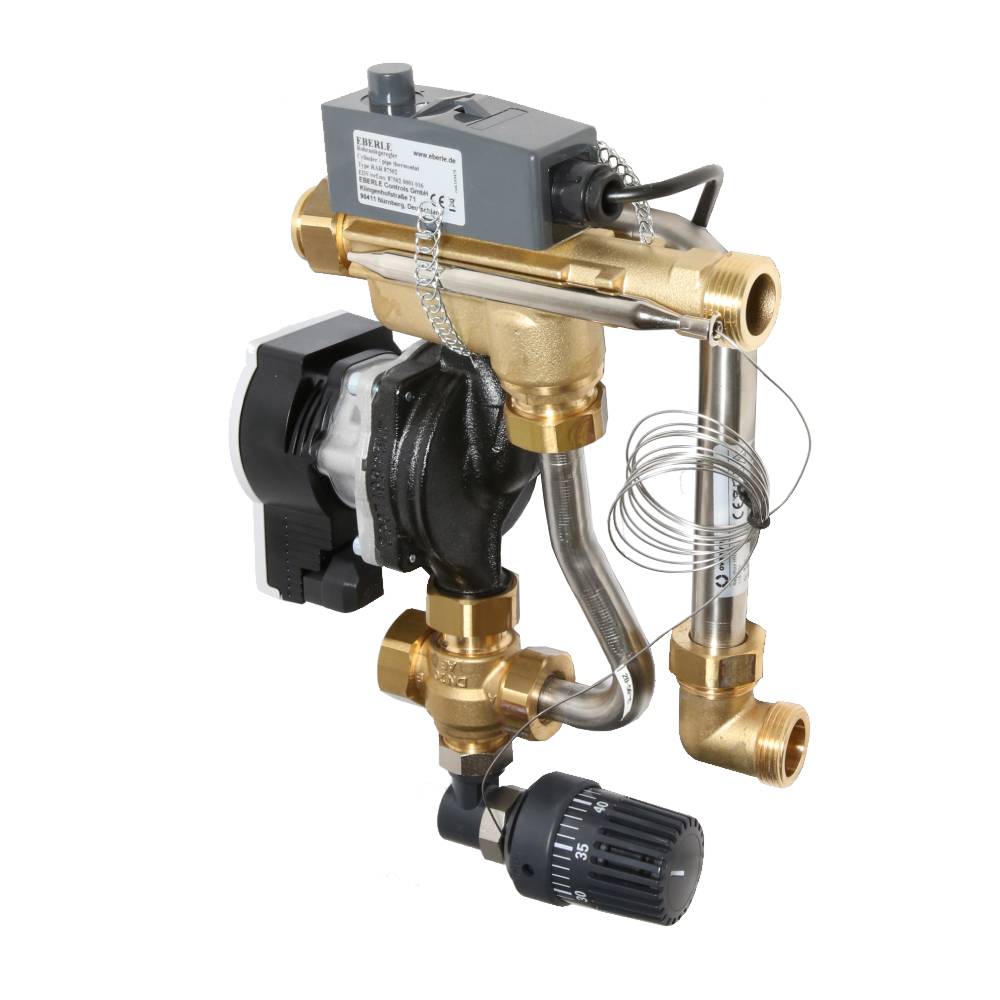 Oventrop Regelstation Regufloor HN24 mit Wilo Hocheffizienzpumpe Para RSB DN25 1151601