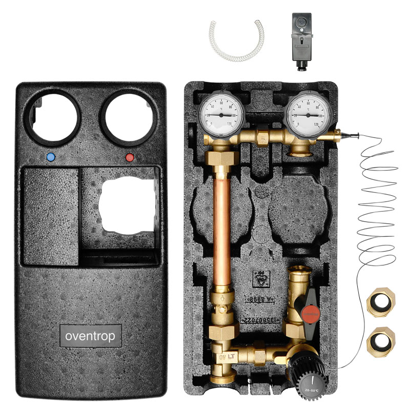 Oventrop Kessel Anbindesystem Regumat F-180 DN25 ohne Pumpe Festwertregel-Set 20-50�C  1354270