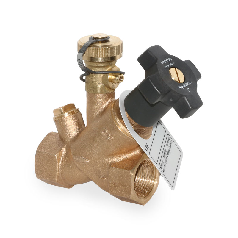 Oventrop Schrägsitzentil Aquastrom Freistromventil DN 25 1“ Innengewinde mit Entleerung 4201208