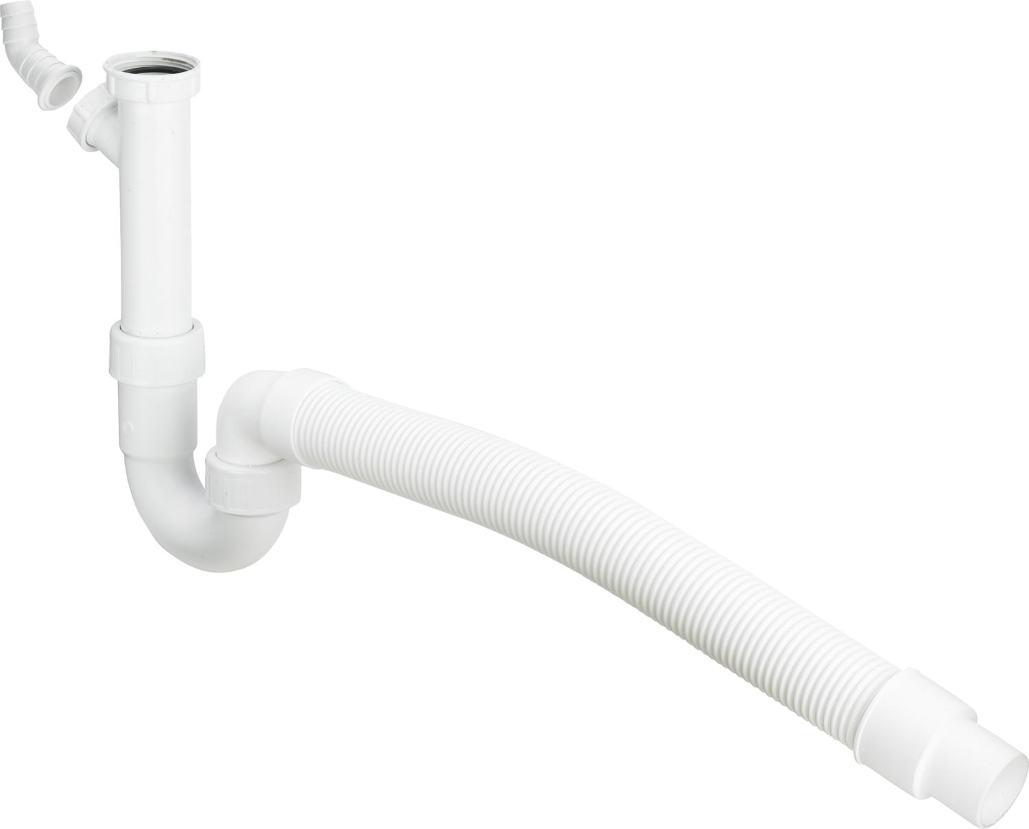 Viega R�hrengeruchverschluss, Siphon m. Abwasseranschluss flexibel 1 1/2-x40/50 101633 Model 7985.15