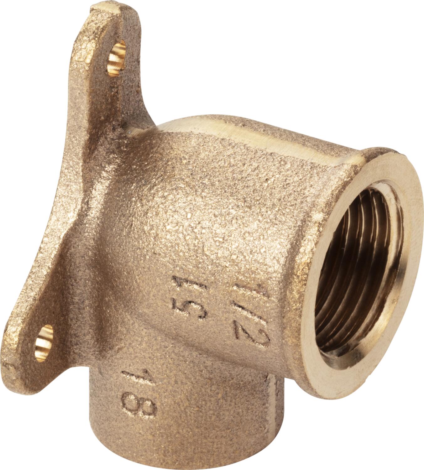 Viega Wandscheibe 94471G in 15mm x Rp1/2 Rotguss 101275