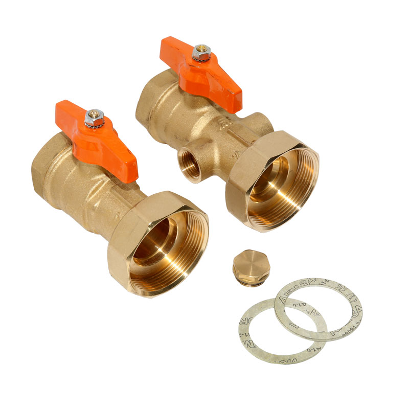 PAW Vorlaufset K2 Voll absperrbar DN 32 Pumpenkugelh�hne mit 1 1/4- IG 2706