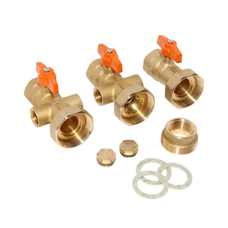 PAW Pumpenabsperrset K5 DN 25 mit drei Kugelh�hnen 1- Innengewinde 2712