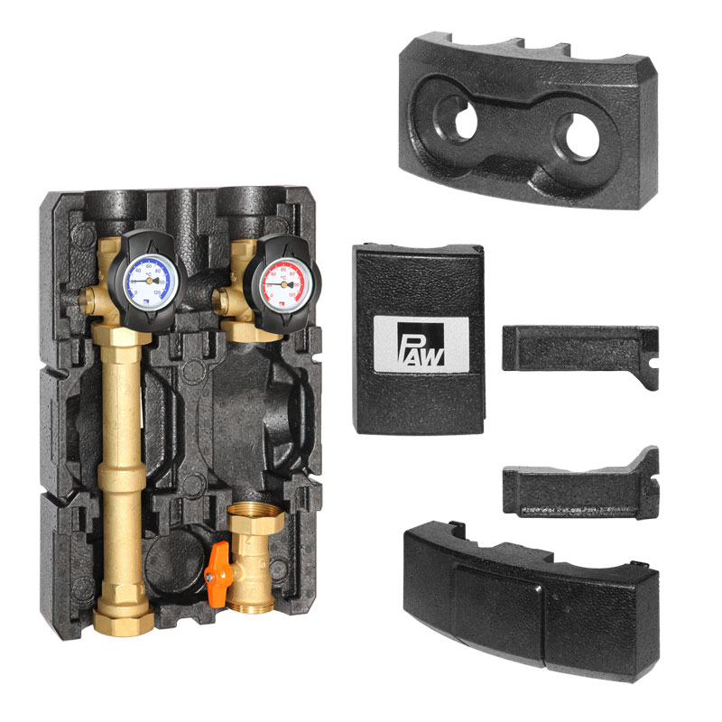 PAW HeatBloC K31 Pumpengruppe DN 25 für direkten Heizkreis oder Ladefunktionen ohne Pumpe 36013