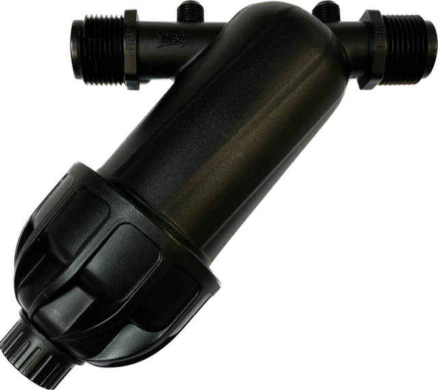 Rillenscheibenfilter 1- DN25 DISC Sand Filter f�r Hauswasserwerk und Brunnenpumpe druckseitig