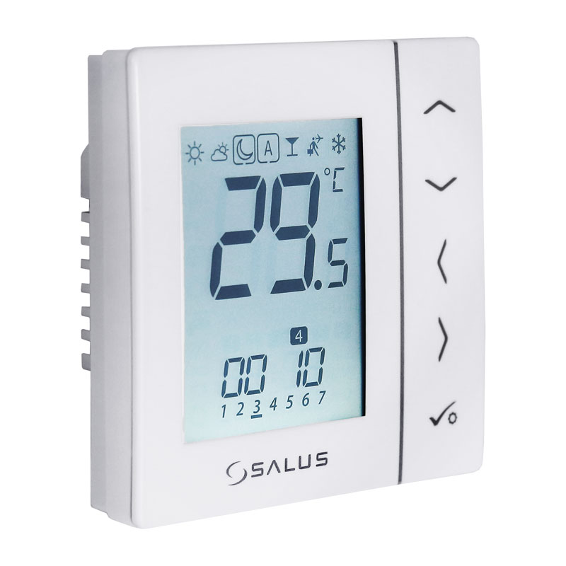 Salus VS35W Digitaler Thermostat in weiß 112645 Clear Salus VS35W Digitaler Thermostat in weiß 112645 Clear
