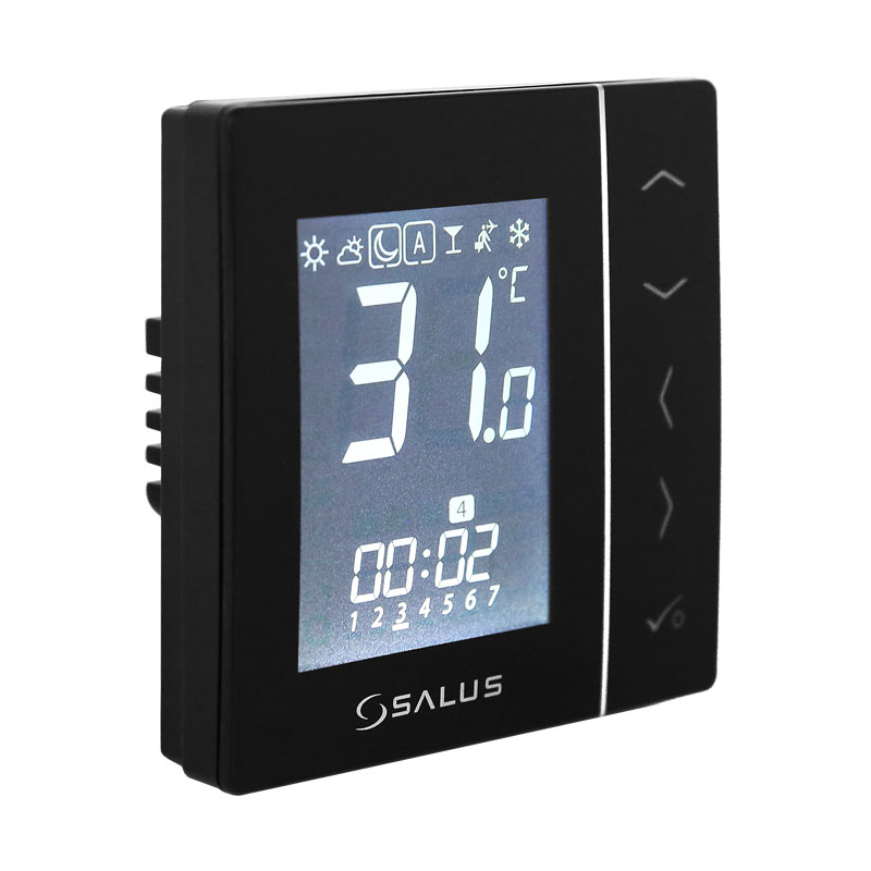 Salus VS30 Programmierbarer Thermostat weiß 230V mit LCD Anzeige 112643