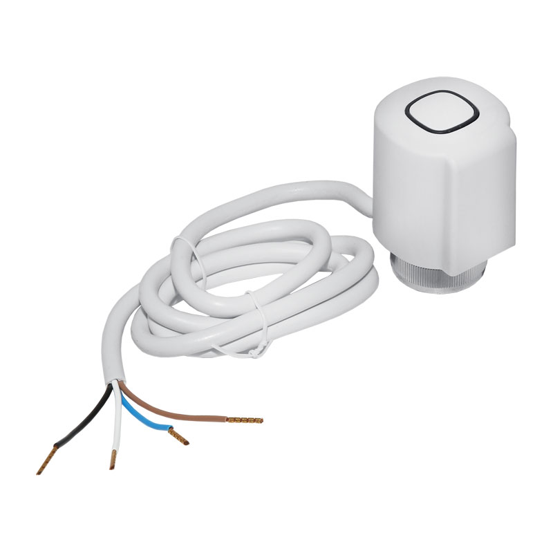 Stellantrieb 230V 2W Stellmotor Stromlos Geschlossen NC Fußbodenheizung Weiß Stellantrieb 230V 2W Stellmotor Stromlos Geschlossen NC Fußbodenheizung Weiß