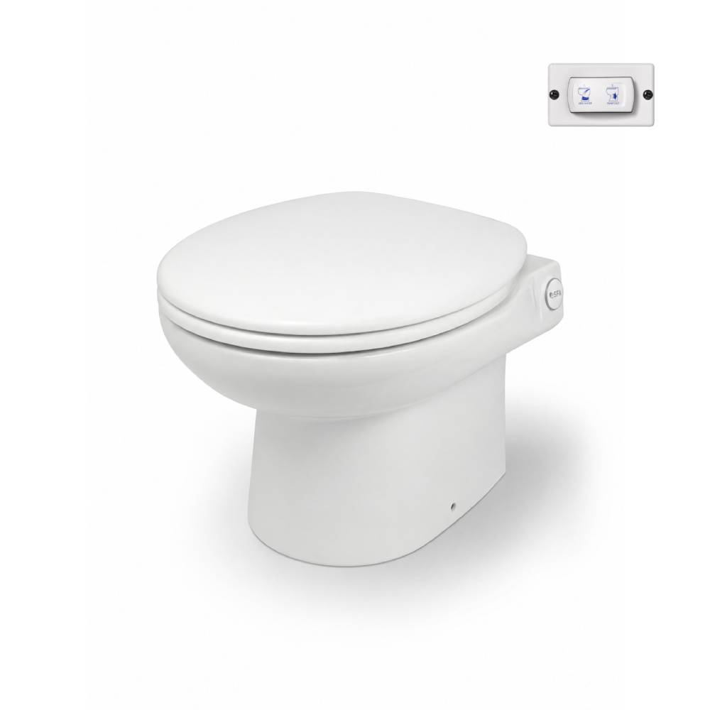 SFA Sanibroy SANIMARIN 32 Comfort 24V mit integrierter Hebeanlage Kompakt-WC