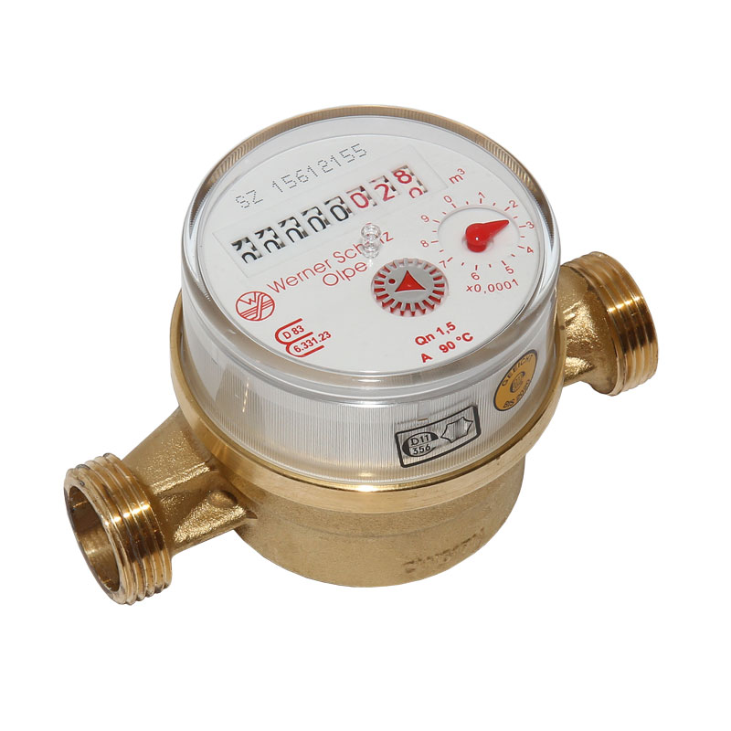 Sch�tz Wasserz�hler warm Wohnungswasserz�hler Wasseruhr Warmwasserz�hler 110mm QN 1,5 Eichjahr 2026