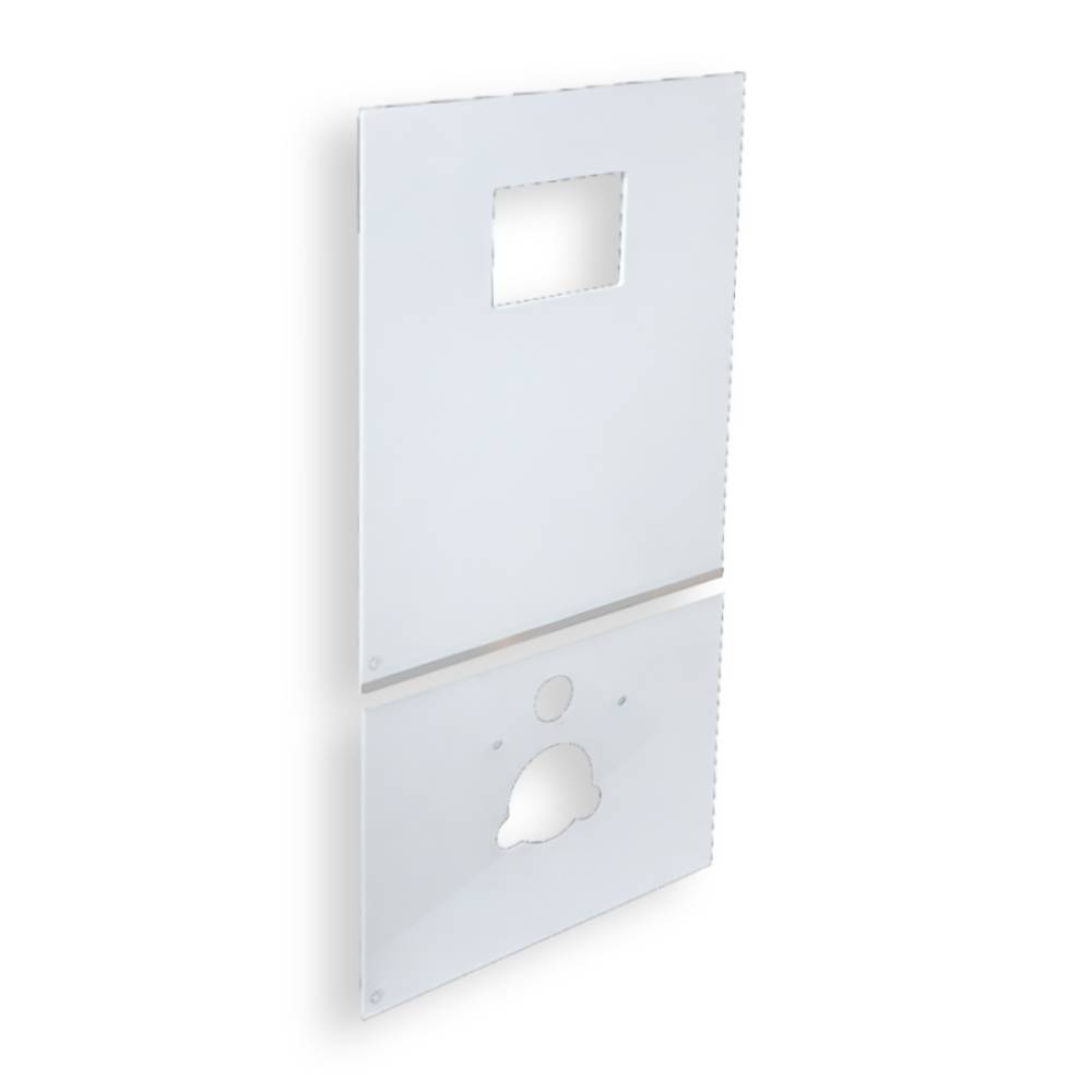 SFA Glaspanel oben + unten für Saniwall Pro UP EVO , passt nur für die EVO Ausführung