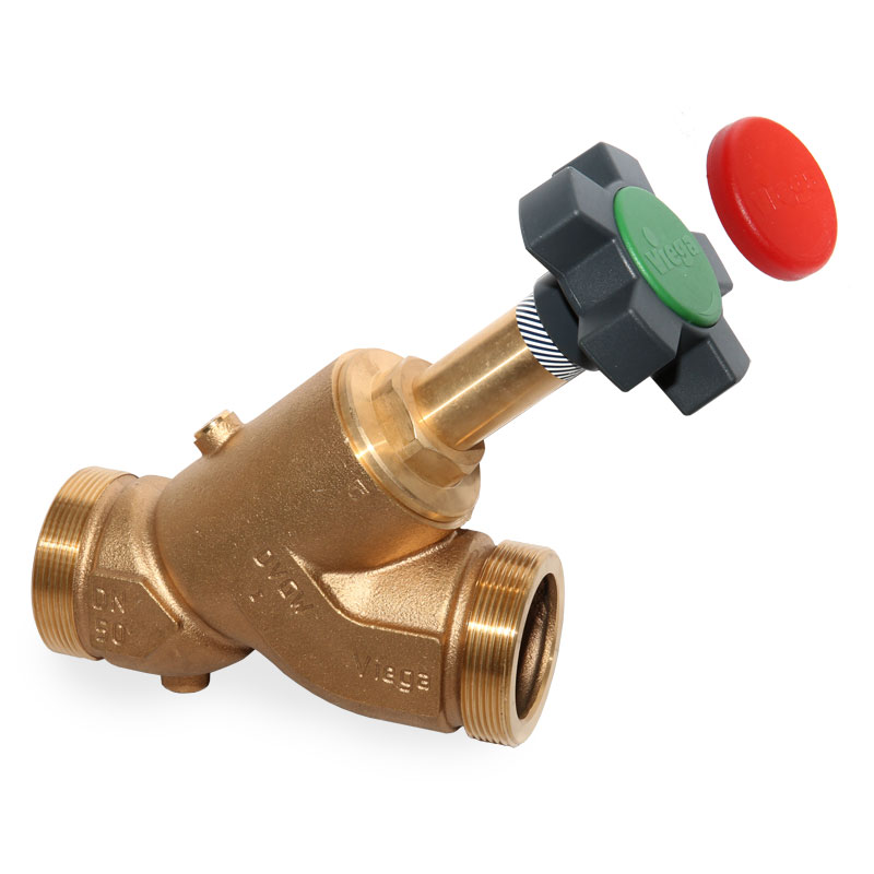 Sonderangebot Viega Easytop Schrägsitz-Ventil 2237.1 in 2 3/8- AG Rotguss 457181