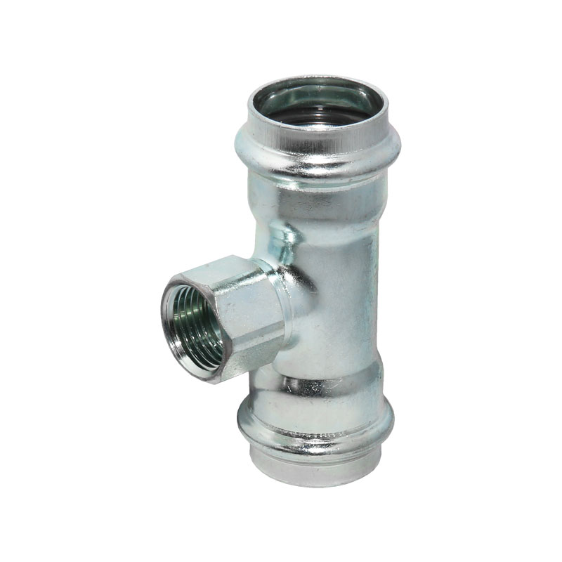 Viega Prestabo T-St�ck 15-1/2--15, Pr�zisionsstahl mit SC-Contur Modell 1117.2  558888